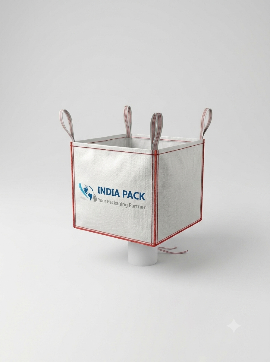 Open Top Discharge Spout FIBC Bag Supplier India | India Pack