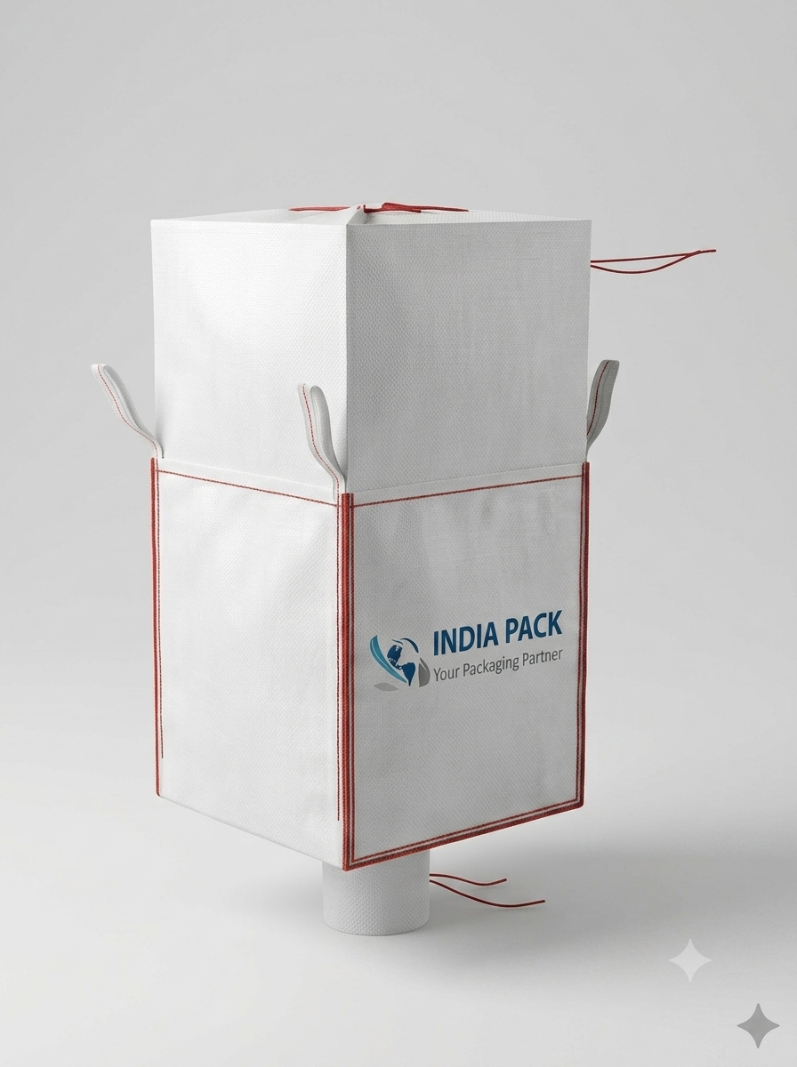 Skirt Top Discharge Spout FIBC Bag Supplier India | India Pack